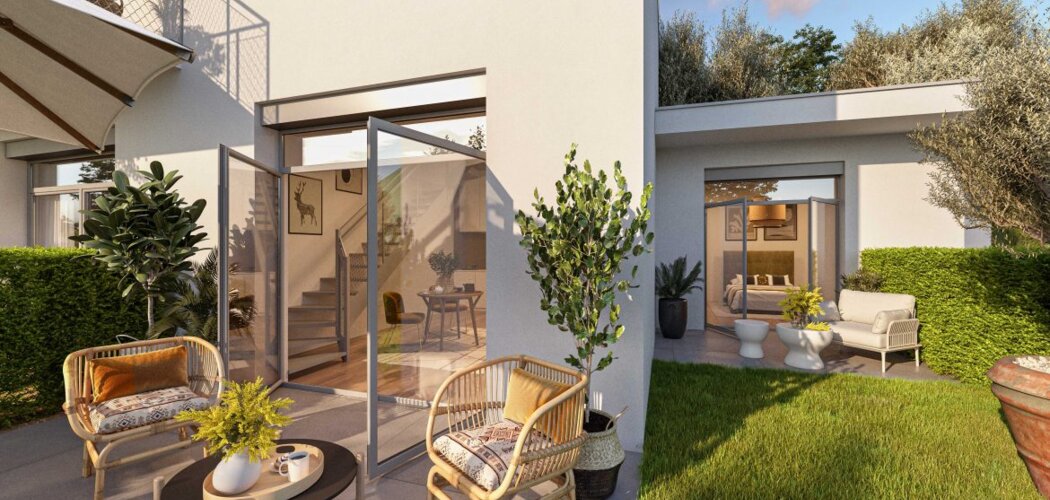 Programme immobilier neuf LES TERRASSES DU MONT -  Falicon : appartements neufs du studio au 4 pièces sur les hauteurs de Nice (06950) - Référence : 14395