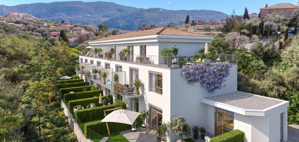 Programme immobilier neuf LES TERRASSES DU MONT -  Falicon : appartements neufs du studio au 4 pièces sur les hauteurs de Nice (06950) - Référence : 14395