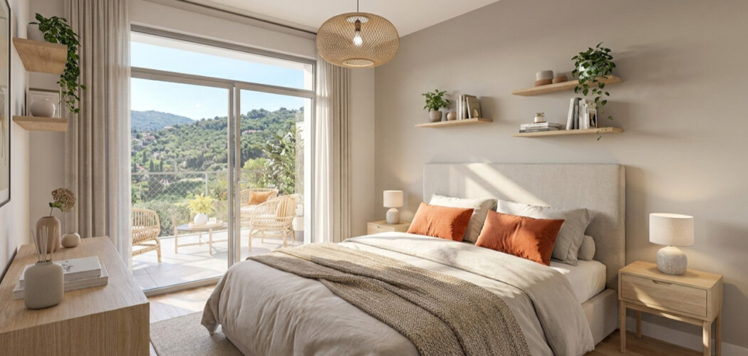 Programme immobilier neuf LES TERRASSES DU MONT - Falicon : appartements neufs du studio au 4 pièces sur les hauteurs de Nice (06950) - Référence : 14395