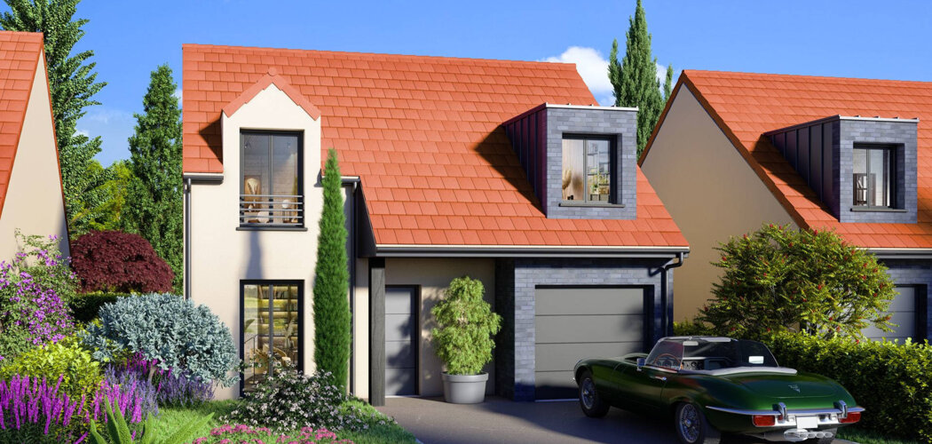 Programme immobilier neuf Résidence Pollux - Fampoux : Maisons T3–T5 avec jardins, garages et parking aérien à 15 min de la gare d'Arras (62118) - Référence : 12437