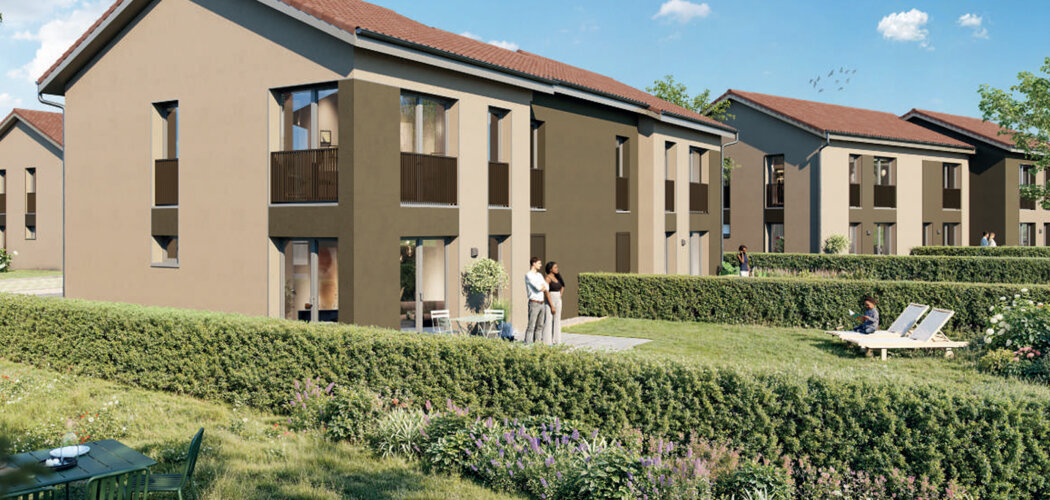 Programme immobilier neuf Naturea - Fareins cadre verdoyant près du Château Bouchet (01480) - Référence : 18521