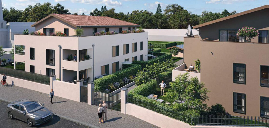 Programme immobilier neuf LES CLÉS DE FA - Fareins cœur de village aux portes  de Lyon (01480) - Référence : 13725