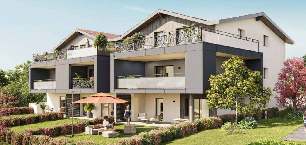 Programme immobilier neuf Arbor&sens - Feigères : Appartements T2–T5 avec terrasses, jardins privatifs et proximité Genève (74160) - Référence : 7244