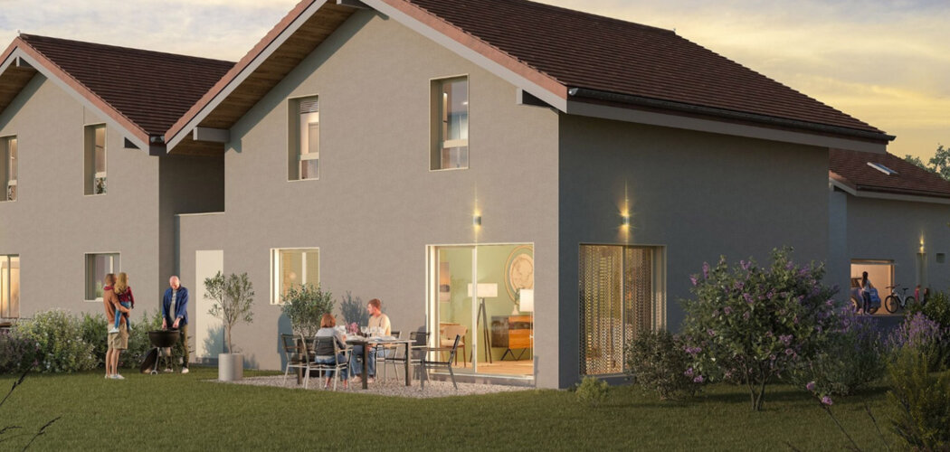 Programme immobilier neuf Villas PERSEA - Feigères aux portes de Genève en villa avec jardin (74160) - Référence : 17031