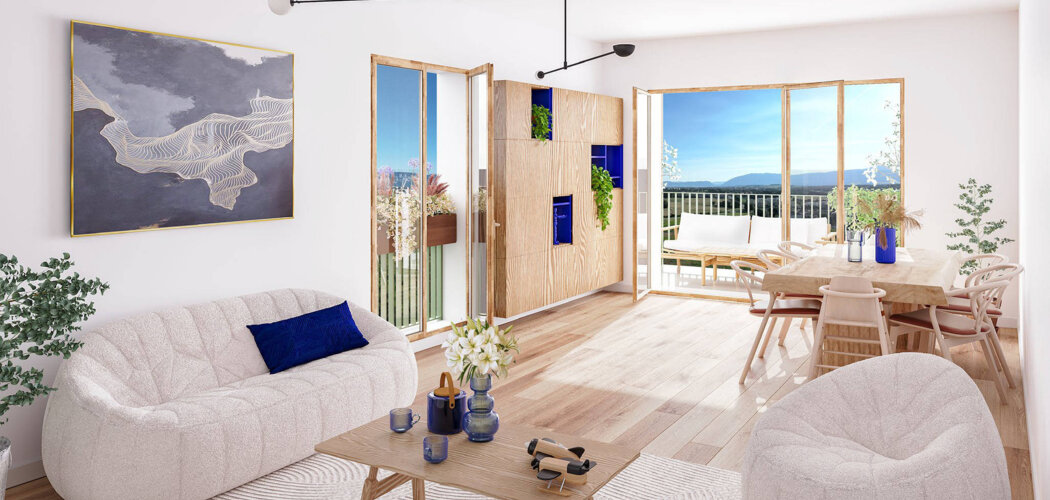 Programme immobilier neuf L’ILOT DES LUMIERES - Ferney-Voltaire aux portes des Bains des Pâquis en 20 min (01210) - Référence : 11339