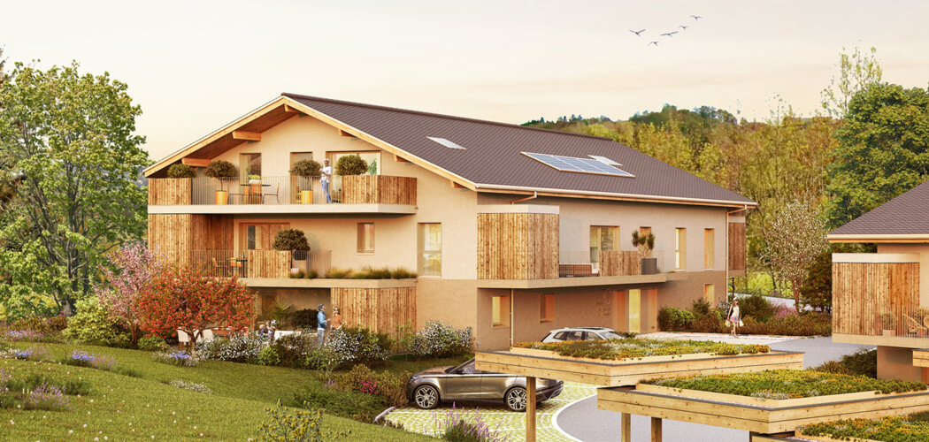Programme immobilier neuf ALBA - Fillière Saint-Martin-Bellevue résidence savoyarde proche Annecy et Genève (74570) - Référence : 17730