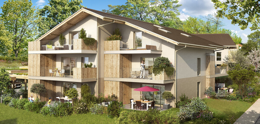 Programme immobilier neuf ALBA - Fillière Saint-Martin-Bellevue résidence savoyarde proche Annecy et Genève (74570) - Référence : 17730