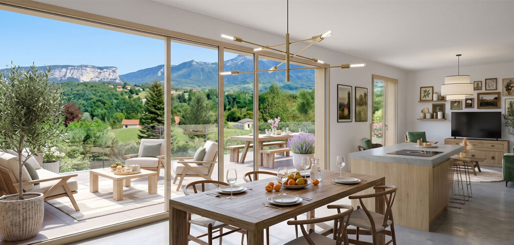 Programme immobilier neuf L'Orée des Prés - Fillières-Saint-Martin-Bellevue résidence neuve proche Annecy (74570) - Référence : 17372