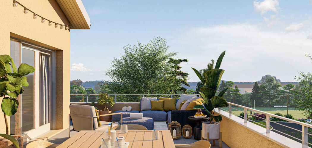 Programme immobilier neuf LE CLOS BEL'AIR - Fleurieux-sur-l'Arbresle proche place Benoit Dubost (69210) - Référence : 16059