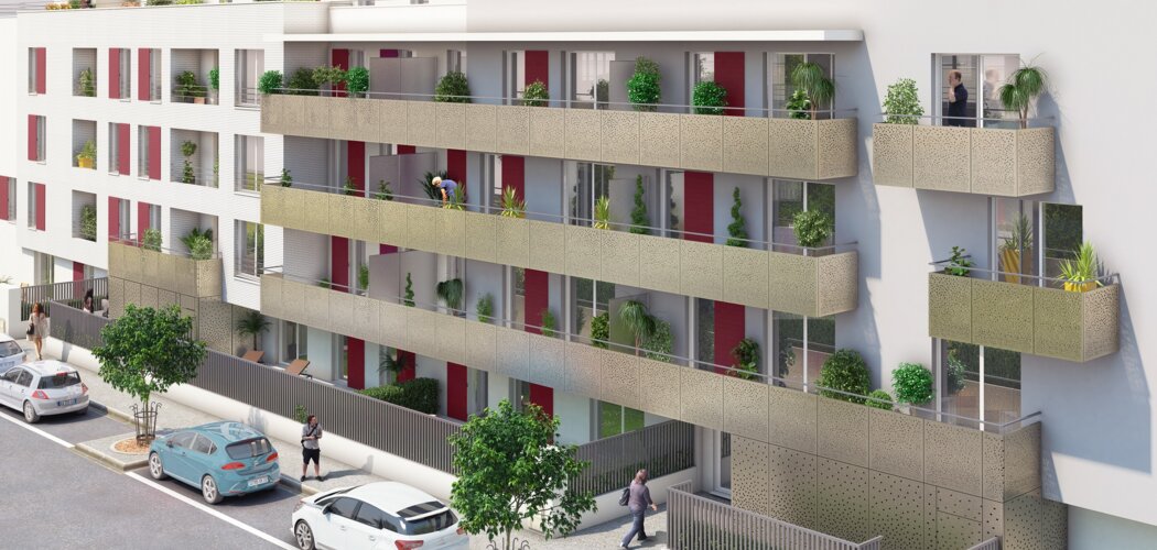 Programme immobilier neuf LE CLOS  DES GENETS - Fleury-Mérogis : Appartements T1–T3 avec balcons, terrasses et jardins privatifs dans le quartier des Joncs Marins (91700) - Référence : 1184