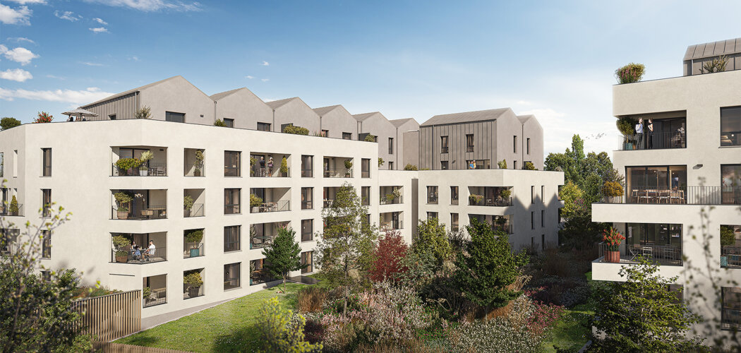 Programme immobilier neuf Cassiopée - Fleury-sur-Orne écoquartier proche du centre de Rouen (14123) - Référence : 14455