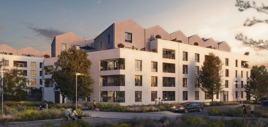Programme immobilier neuf Cassiopée - Fleury-sur-Orne écoquartier proche du centre de Rouen (14123) - Référence : 14455