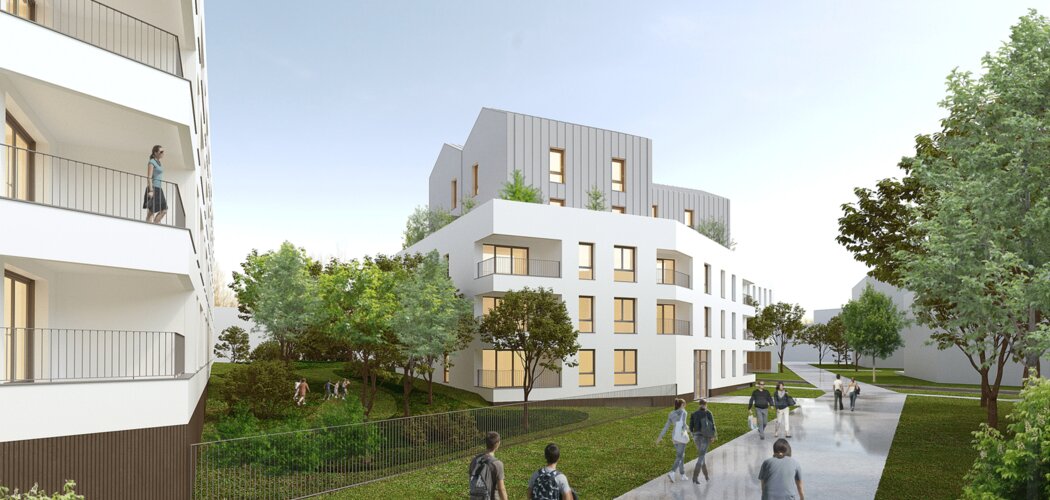 Programme immobilier neuf Cassiopée - Fleury-sur-Orne écoquartier proche du centre de Rouen (14123) - Référence : 14455