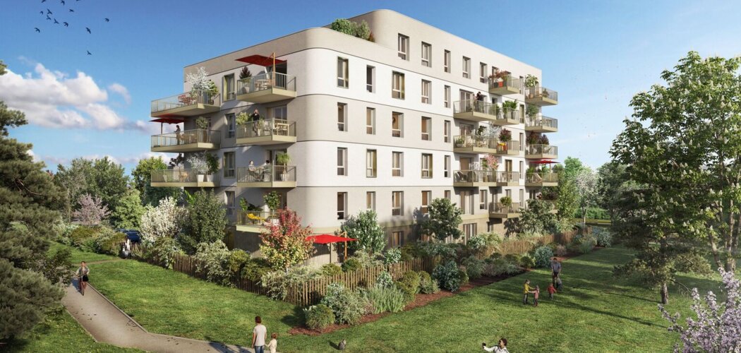 Programme immobilier neuf LE PARC DES ORCHIDÉES - Fleury-sur-Orne résidence contemporaine aux portes de Caen (14123) - Référence : 18237
