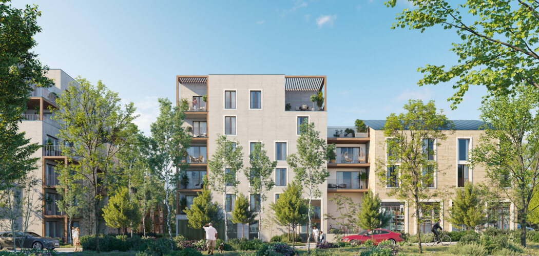Programme immobilier neuf PAULETTE ET LULU ILOT 3/4/5 - Floirac : Appartements studio–T5 avec loggias, parking et luminosité à 200 mètres de la mairie (33270) - Référence : 14406