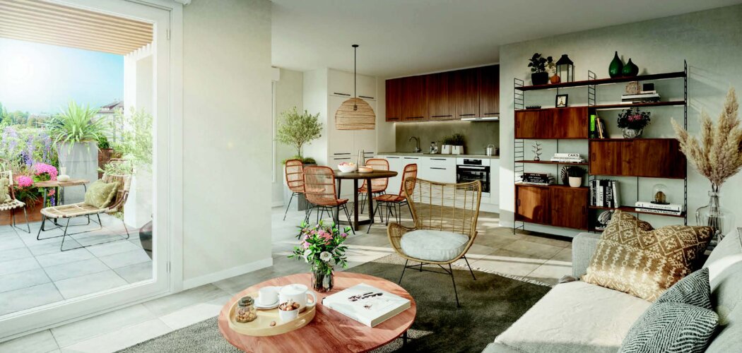 Programme immobilier neuf Latitude 270 - Floirac : Appartements studio–T5 avec terrasses, RT2012 et parking proche de Bordeaux Bastide (33270) - Référence : 6409