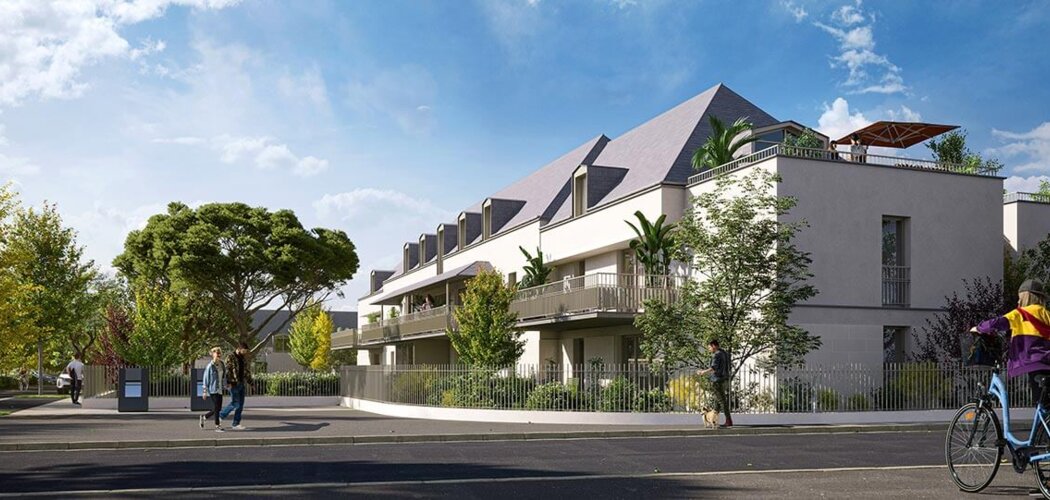 Programme immobilier neuf Les Jardins de Musset - Fondettes : 22 appartements neufs T2–T5 à 15 min du centre de Tours (37230) - Référence : 15356