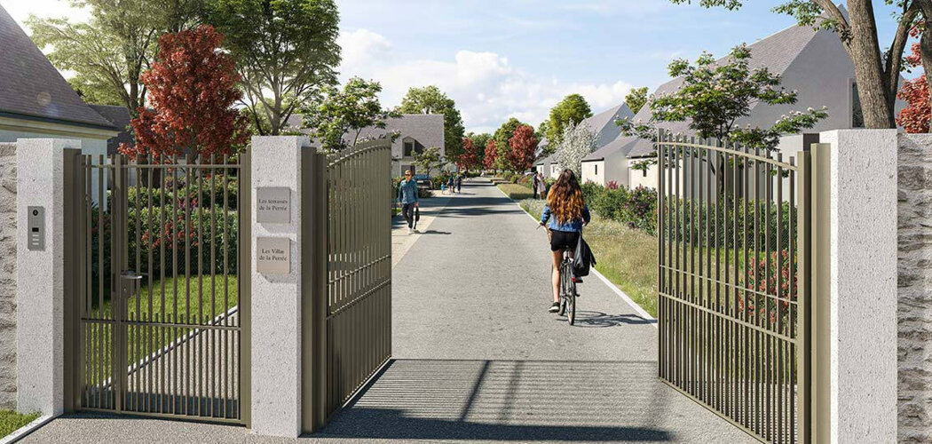 Programme immobilier neuf Les Logis de la Perrée - Fondettes : Appartements T3–T4 et maisons avec jardins privatifs, piscine et proximité Arboretum de la Perrée (37230) - Référence : 14694