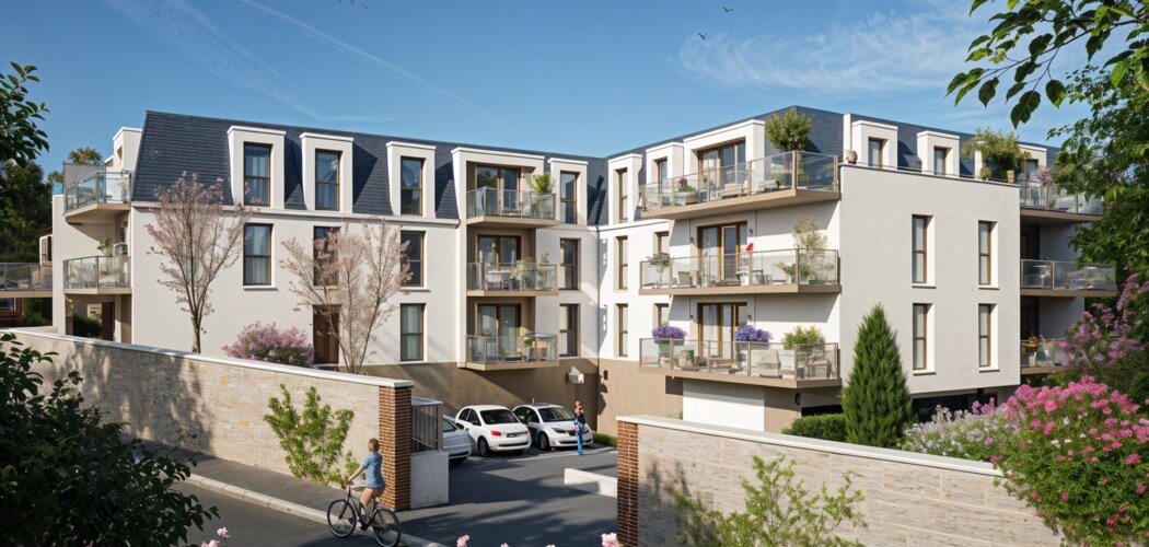 Programme immobilier neuf LES  2 LIONS - Fontaine-la-Mallet centre à proximité du Havre (76290) - Référence : 17124