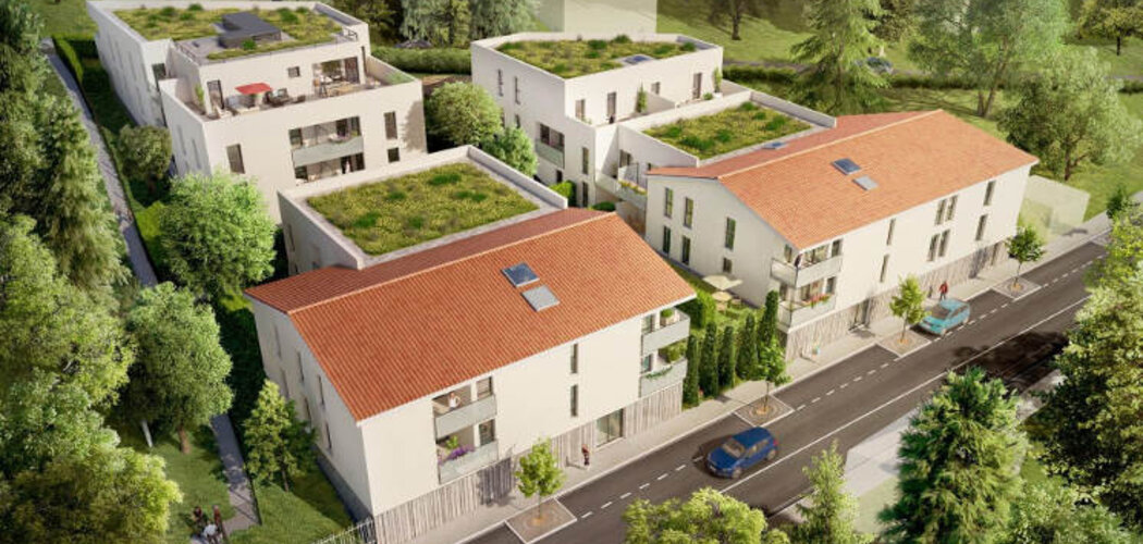 Programme immobilier neuf VERT FONTAINES - Fontaines-Saint-Martin : appartements T2-T4 duplex avec espaces extérieurs près de Lyon (69270) - Référence : 3191