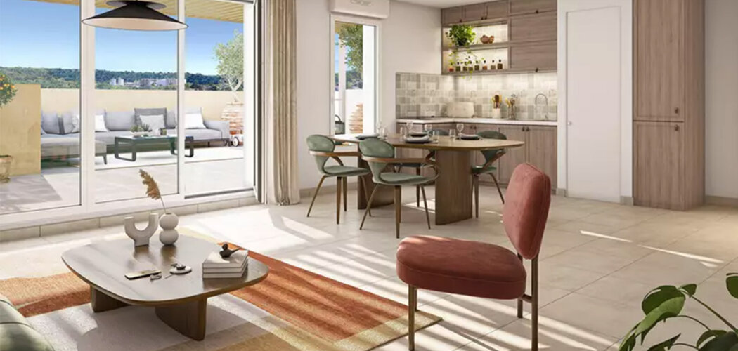 Programme immobilier neuf Millésime - Fontaines-sur-Saône à proximité du Parc de la Tête d’Or en 30 min (69270) - Référence : 16058