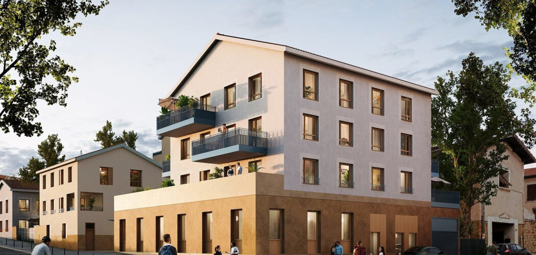 Programme immobilier neuf L' ÉLOGE - Fontaines-sur-Saône aux portes de Lyon en 20 min (69270) - Référence : 16055