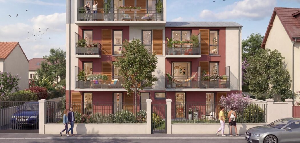 Programme immobilier neuf VILLA ROSELIA (94) - Fontenay-sous-Bois résidence intimiste proche RER A Val de Fontenay (94120) - Référence : 17791