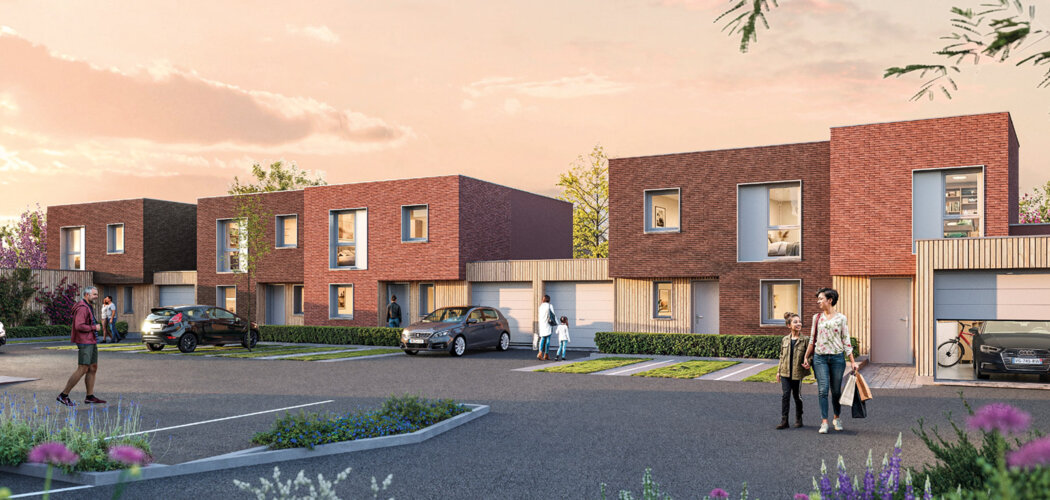 Programme immobilier neuf Le Clos des Censes - Forest-sur-Marque vivre aux portes de Lille dans un cadre paisible (59510) - Référence : 14175