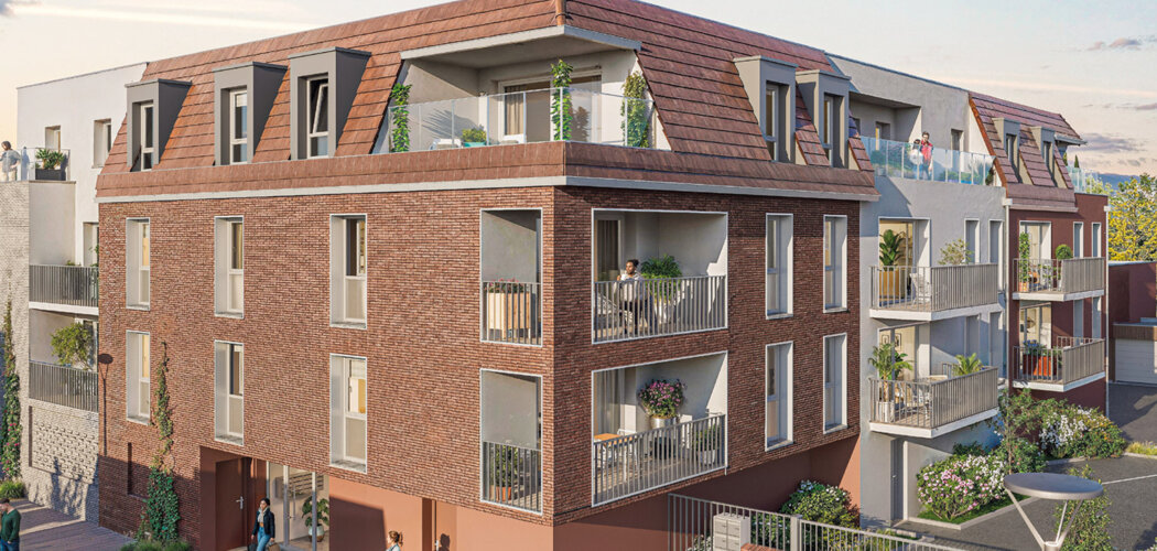 Programme immobilier neuf Le Clos des Censes - Forest-sur-Marque vivre aux portes de Lille dans un cadre paisible (59510) - Référence : 14175