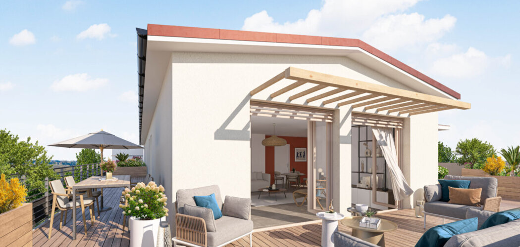 Programme immobilier neuf Le Domaine - Francheville le Bourg - Francheville : appartements neufs du 2 au 4 pièces proche bus C20 (69340) - Référence : 15252