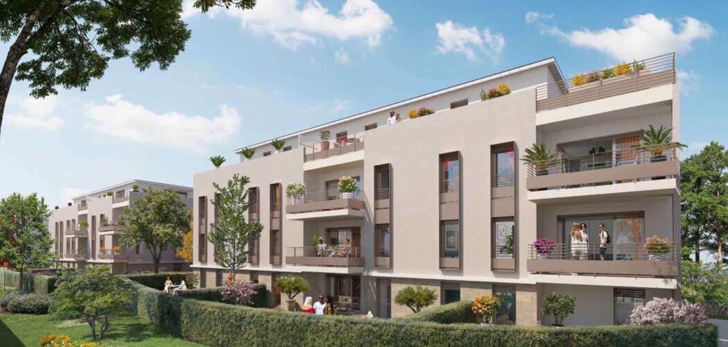 Programme immobilier neuf Le Domaine - Francheville le Bourg - Francheville : appartements neufs du 2 au 4 pièces proche bus C20 (69340) - Référence : 15252