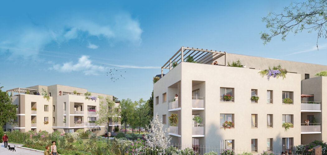 Programme immobilier neuf Les Allées du Moulin - Francheville : appartements neufs T2–T4 à 10 km de Lyon Presqu’Île (69340) - Référence : 15911