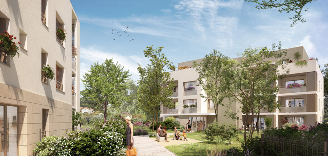 Programme immobilier neuf Les Allées du Moulin - Francheville : appartements neufs T2–T4 à 10 km de Lyon Presqu’Île (69340) - Référence : 15911