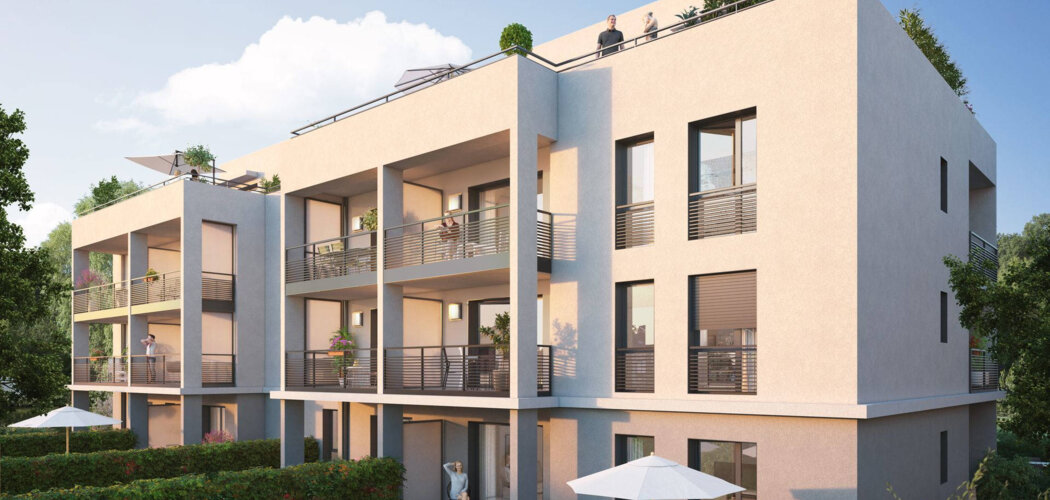 Programme immobilier neuf ILEX - Francheville : Appartements studio–T5 avec terrasses, parking sécurisé et proximité commodités (69340) - Référence : 14611