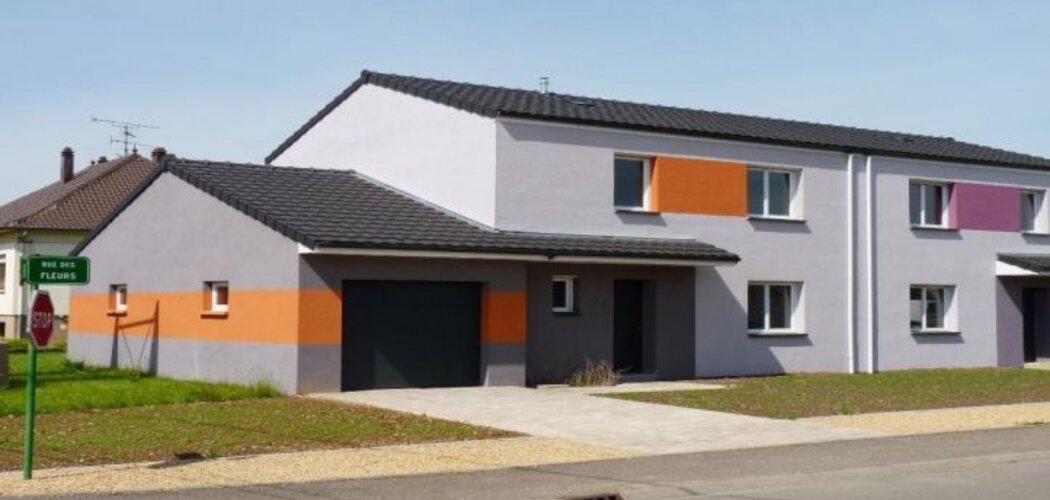 Programme immobilier neuf  - Freistroff : 8 maisons T3–T5 de 115 m² avec jardins et équipements automatisés (57320) - Référence : 23