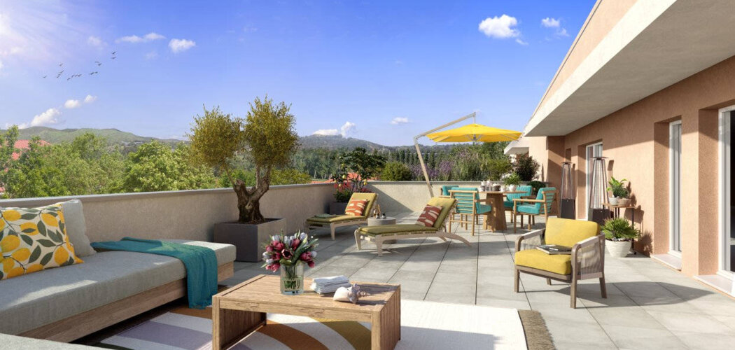 Programme immobilier neuf CELEST - Fréjus : appartements neufs T2–T4 à 6 min du centre historique (83600) - Référence : 15735