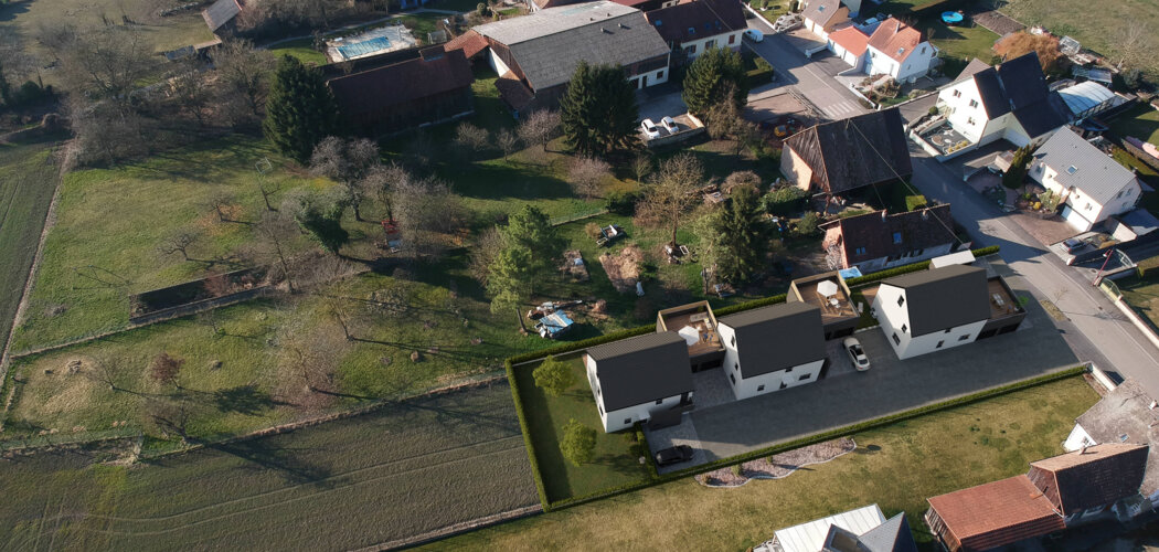 Programme immobilier neuf Les Duos de la Source - Friesenheim : Appartements T3–T5 avec terrasses, jardins privatifs et proximité cadre champêtre (67860) - Référence : 6967