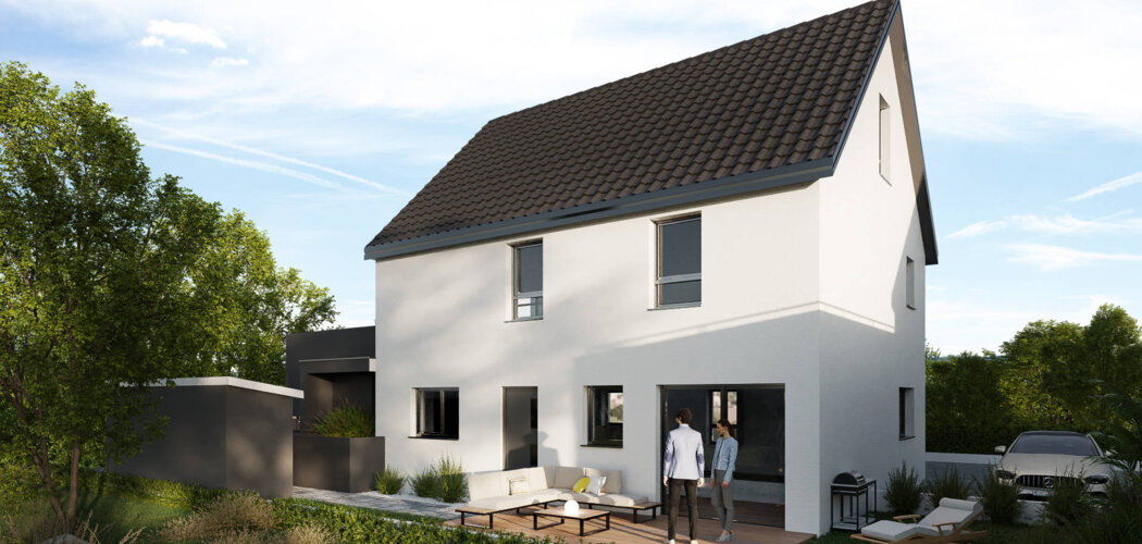 Programme immobilier neuf Les Duos de la Source - Friesenheim : Appartements T3–T5 avec terrasses, jardins privatifs et proximité cadre champêtre (67860) - Référence : 6967