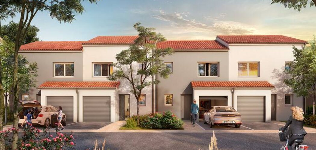 Programme immobilier neuf Le Clos Sauveur - Frouzins le long du canal Saint-Martory (31270) - Référence : 8151