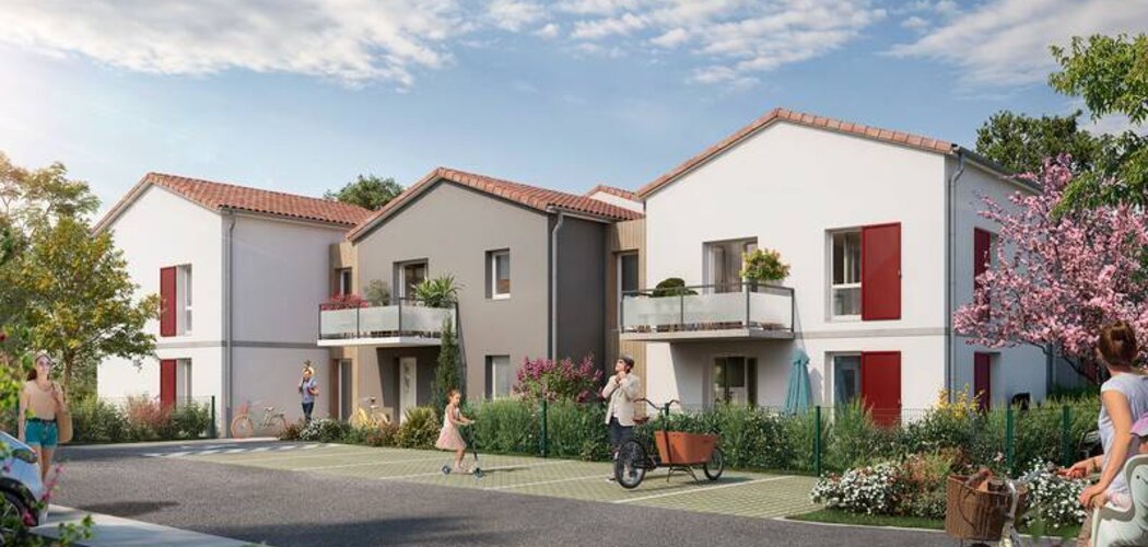 Programme immobilier neuf Le Clos Sauveur - Frouzins le long du canal Saint-Martory (31270) - Référence : 8151
