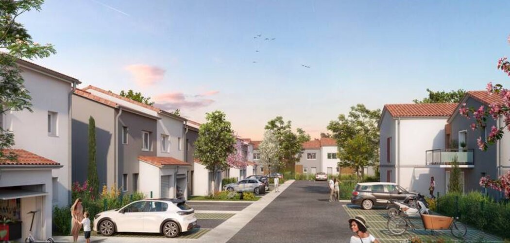 Programme immobilier neuf Le Clos Sauveur - Frouzins le long du canal Saint-Martory (31270) - Référence : 8151