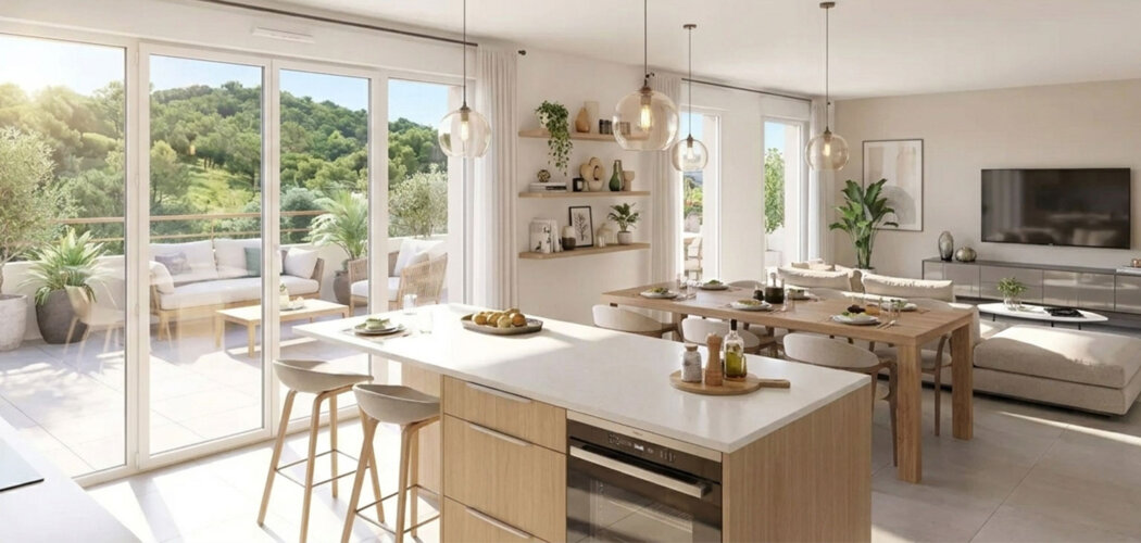Programme immobilier neuf LES MAS DU ROUCAOUDO - Fuveau appartements lumineux entre village et garrigue (13710) - Référence : 17603