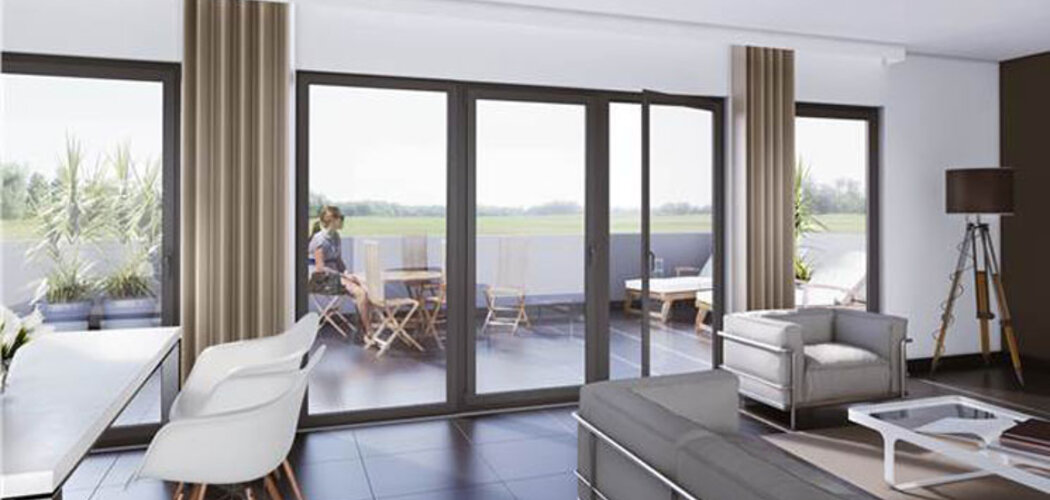 Programme immobilier neuf LE 1204 - Gambsheim : Appartements T2–T5 avec balcons, terrasses et vue sur la verdure proche du CHU Strasbourg (67760) - Référence : 2253