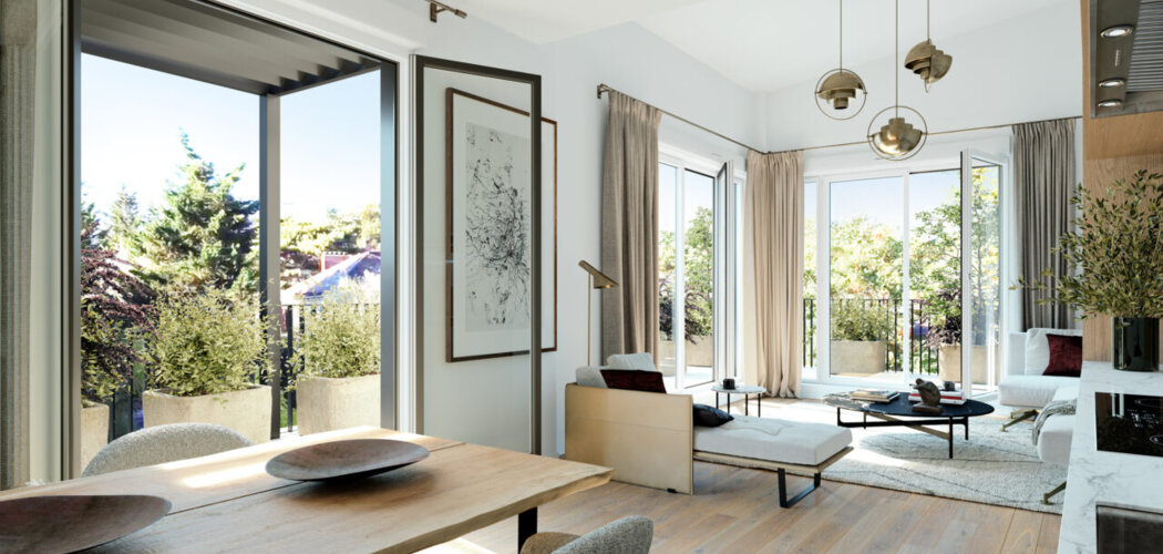 Programme immobilier neuf Les Terrasses de L'Hippodrome - Garches : appartements neufs du 2 au 5 pièces avec vue sur l'hippodrome de Saint-Cloud (92380) - Référence : 14963