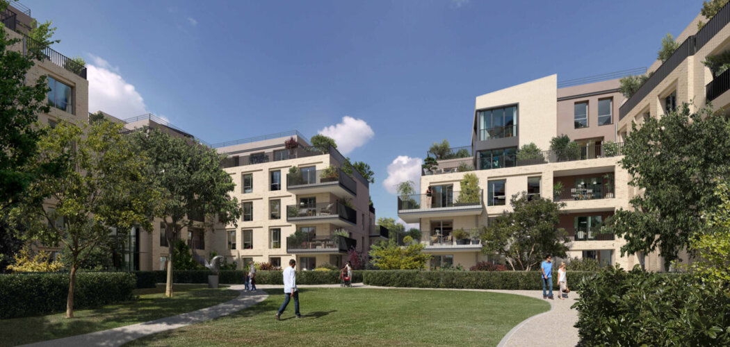 Programme immobilier neuf Les Terrasses de L'Hippodrome - Garches : appartements neufs du 2 au 5 pièces avec vue sur l'hippodrome de Saint-Cloud (92380) - Référence : 14963