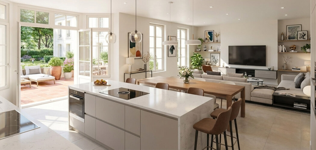 Programme immobilier neuf Les Ecuries du château d’Hanneucourt - Gargenville appartements et maisons dans château (78440) - Référence : 16358