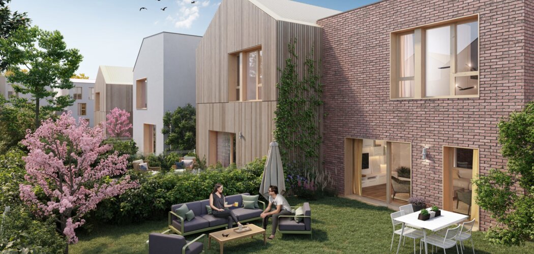 Programme immobilier neuf Canopée - Gargenville : Appartements T2–T5 et maisons avec terrasses, parking privatif et proximité gare Ligne J (78440) - Référence : 14643