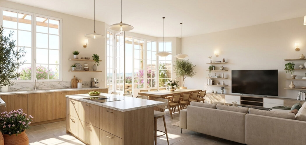 Programme immobilier neuf LES 7 PERLES DE GASSIN - Gassin villa avec piscine privée et panoramas méditerranéens (83580) - Référence : 17476