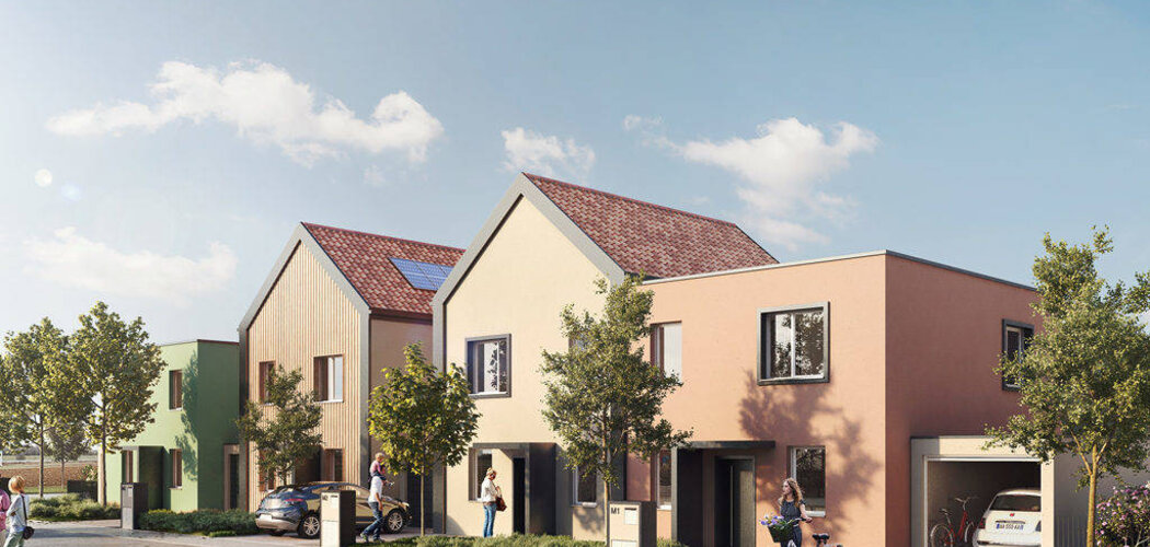 Programme immobilier neuf L'EMPREINTE - Geispolsheim : Appartements T2–T4 et maisons avec jardins, domotique et chauffage au sol au cœur du village (67400) - Référence : 5896