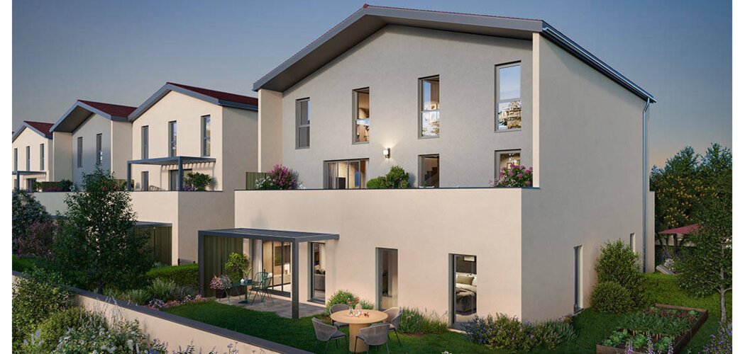 Programme immobilier neuf REFLETS D'ADELE - Genas à 25 minutes de Lyon dans un cadre verdoyant (69740) - Référence : 16978